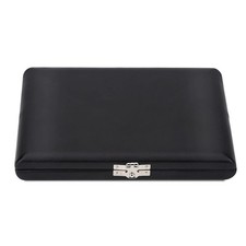 Oboe Reed Case Holder for 12 Reeds, Wooden Storage Box with PU Leather Cover ...