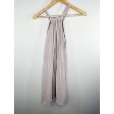 Miss Me Cream Grey Undertone Sleeveless Mini Dress Women's Size Small S