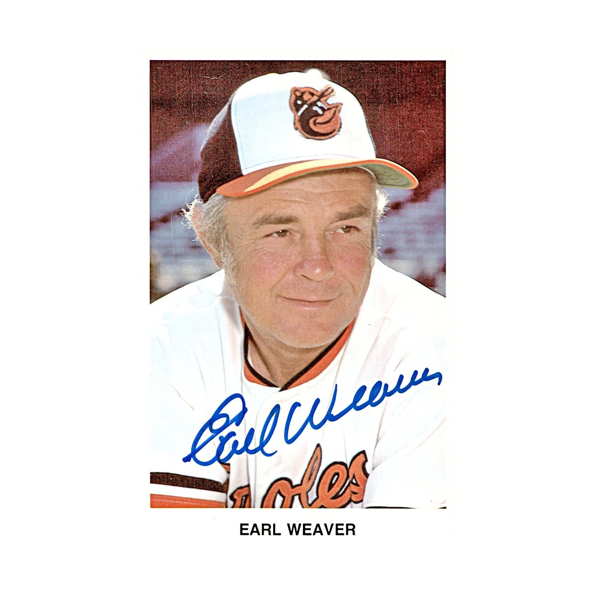 Earl Weaver Baltimore Orioles MLB Original Autographed Photos for 