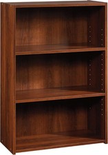 Beginnings 3-Shelf Bookcase Bookshelf with Adjustable Storage Shelves