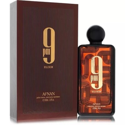 9PM Elixir Intense by Afnan Extrait De Parfum Cologne 3.4 OZ/ 100 ML Brand New