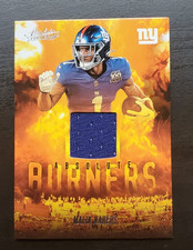 2025 Absolute Malik Nabers Absolute Burners Patch #ABU-MNA New York Giants