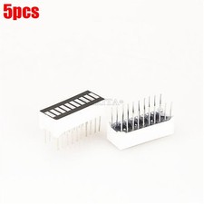5Pcs 10 Segment Digital Yellow Led Bar Graph Display Ultra Bright New Ic ue