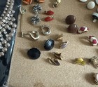 Jewelry Estate Lot  Junk Drawer Assorted Necklaces, Matching Earrings, Pins — photo 9
