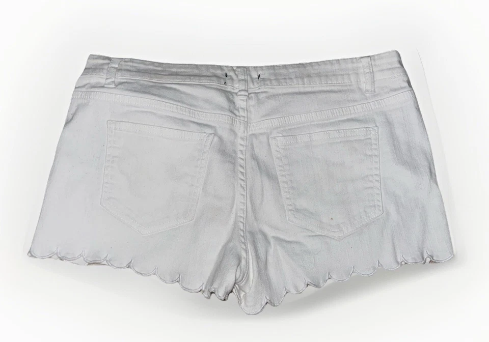 Pantalones cortos blancos Aqua para mujer 🩳 talla 30 Foto 4 de 4