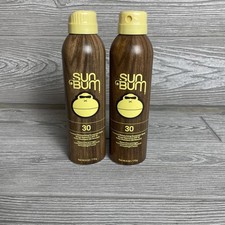 Sun Bum Sunscreen Spray SPF 30 6oz Lot Of 2 NEW 1.95 per gallon