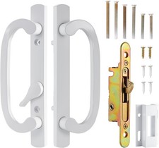 Patio Door Handle Set with lock Balcony door lock set Courtyard door with lock