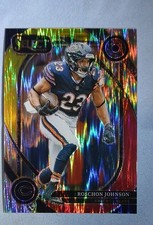 2024 Panini Select - Club Level Roschon Johnson #291 Red & Yellow Shock Prizm