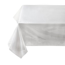 Benson Mills Clear Plastic Tablecloth Protector 60" x 124" Rectangular 