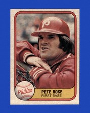 1981 Fleer Set-Break #  1 Pete Rose NM-MT OR BETTER *GMCARDS*