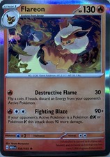 Flareon Holo Rare SV: Scarlet & Violet 151 136/165 NM