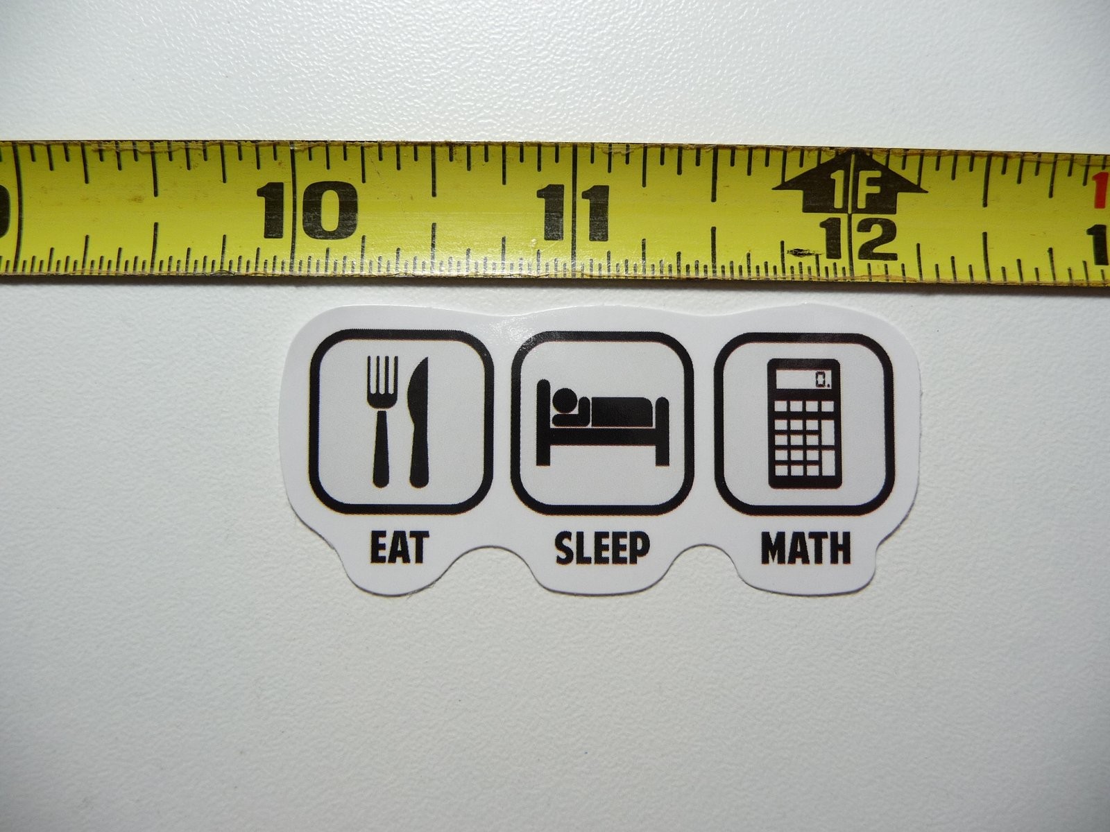 Eat Sleep Math Contest Sticker Decal for School Teacher Professor Mathematics Lover