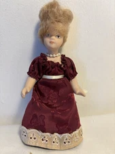 Vintage DeAgostini Porcelain Doll Scarlet Dolls House Or Display