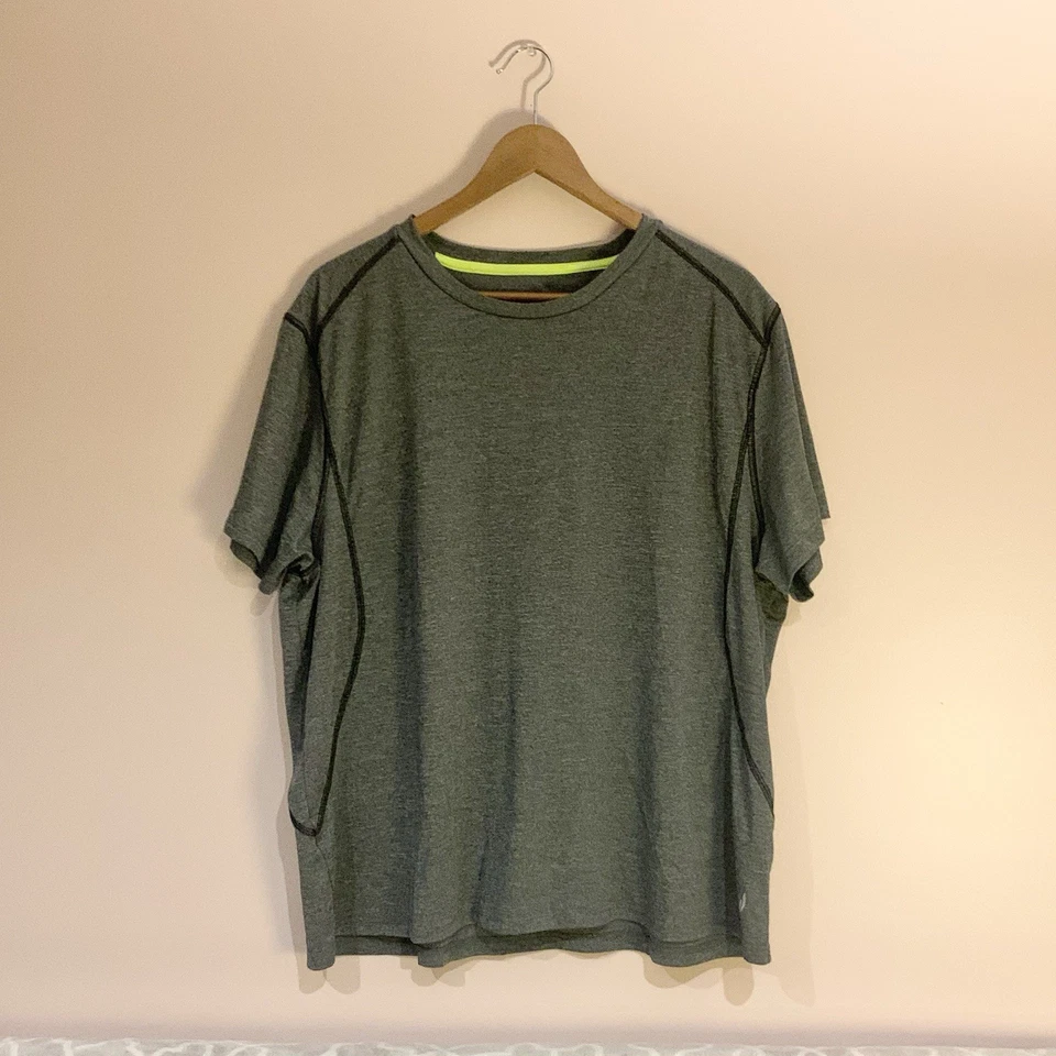 Exertek Men’s Active T-shirt Performance Wicking Fabric Dark Gray XXL EUC OBO - Image 2 of 4
