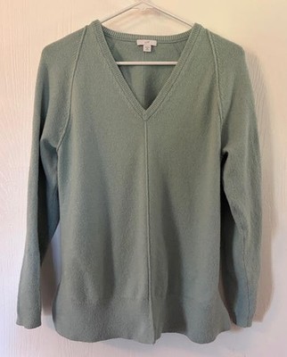 J Jill size XS mint green- pullover long sleeve light weight sweater R0392