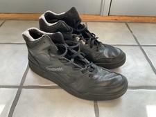 Reebok Men s Size 12 Black Leather High Top S...