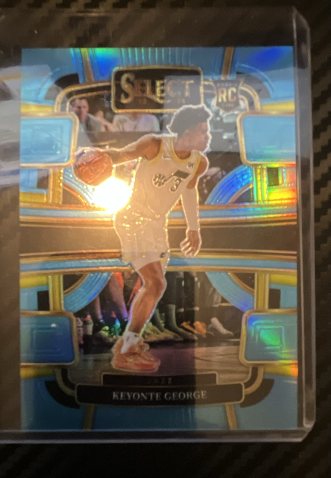 2023-24 Panini Select - Concourse Keyonte George #75 Light Blue Prizm /299 (RC)