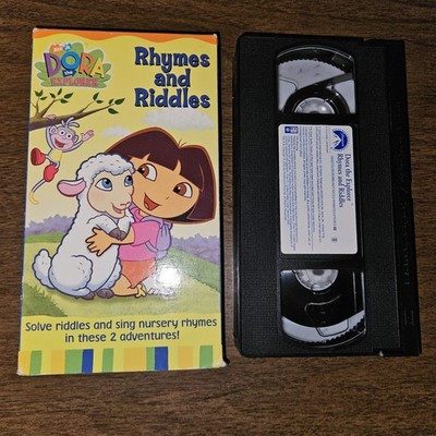 Dora The Explorer Rhymes And Riddles VHS Nickelodeon 2003 Nick Jr