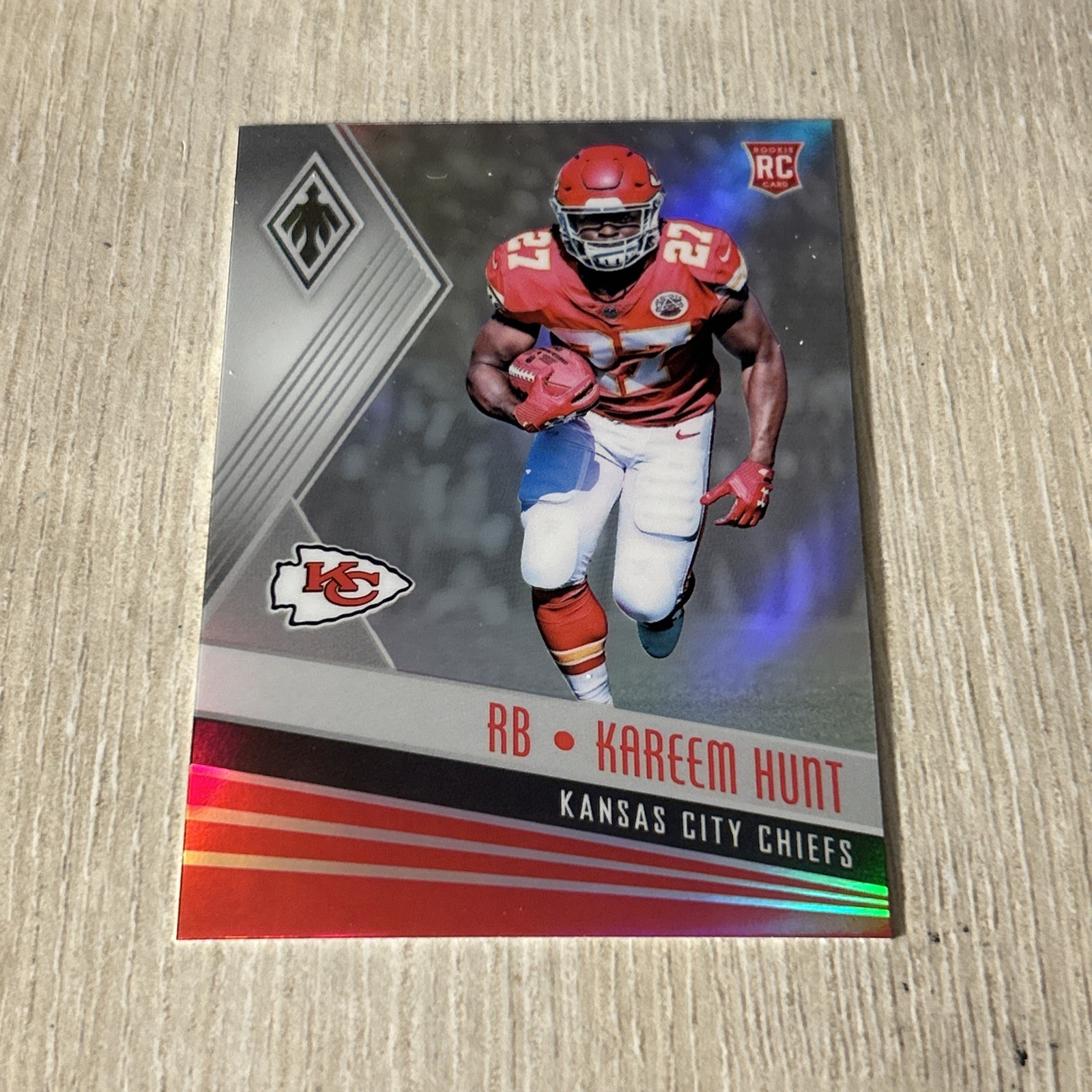 Kareem Hunt Rookie Card. 2017 Panini Phoenix #116. KC Chiefs Star RB