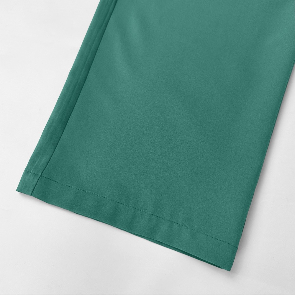 Professional Women's Scrubs 2025 Y-Neck Top& Pants Set Comfortable
