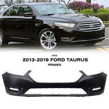 For 2013-2019 Ford Taurus New Front Bumper Cover Primed Plastic Fo1000666