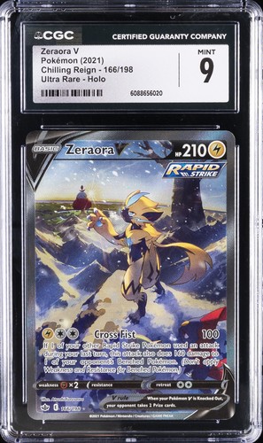 Zeraora V graded CGC 9 for sale on eBay