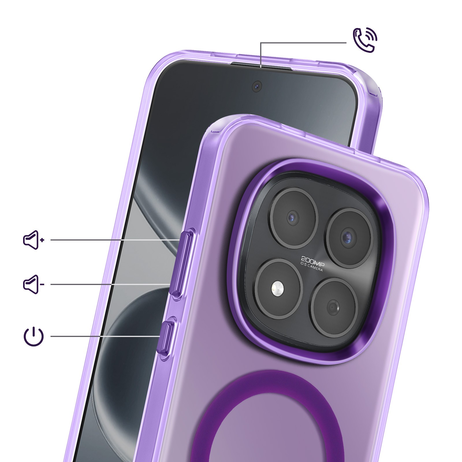 Coque Redmi Note 15 Pro 5G Avizar renforcée avec angles renforcés - 3