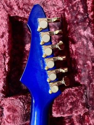 Aria Pro II Vanguard エレキギター ブルー 改造あり　動作品 Aria Pro II Vanguard エレキギター ブルー 改造あり 動作品 Aria Pro