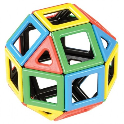 Polydron International BVI LTD Magnetic Polydron Class Set  - 96 Pieces