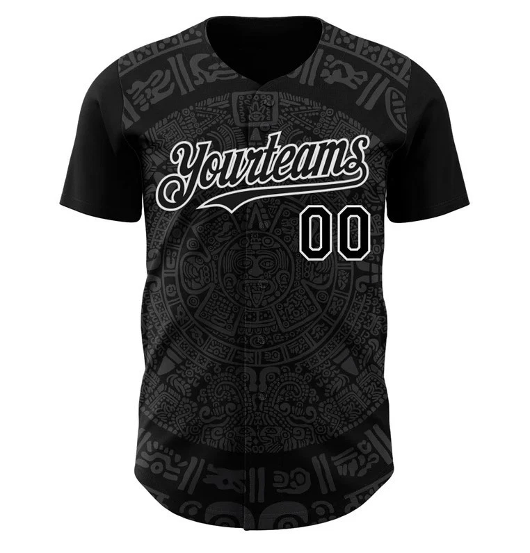 Custom 3D Mexico Baseball Jersey