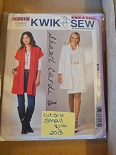 McCall's 3916 KWIK & EASY Sewing Pattern for Stretch Knits SHAWL CARDI & VEST