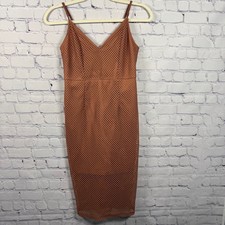 Forever 21 Nude/Peachy Brown Y2K Bodycon Dress
