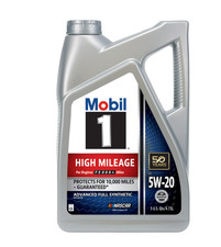 Mobil 1 High Mileage Full Synthetic Motor Oil 5W-20, 5 Quart 30.38 per gallon