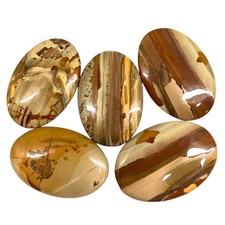 5 Pcs Natural Ocean Jasper 55-59mm Huge Pendant Size Loose Untreated Gemstones
