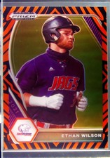 2021 Prizm Draft Picks Ethan Wilson Tiger Stripes Prizm /99 #PDP49 Jaguars