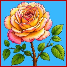 30 Custom Romantic Rose Personalized Address Labels