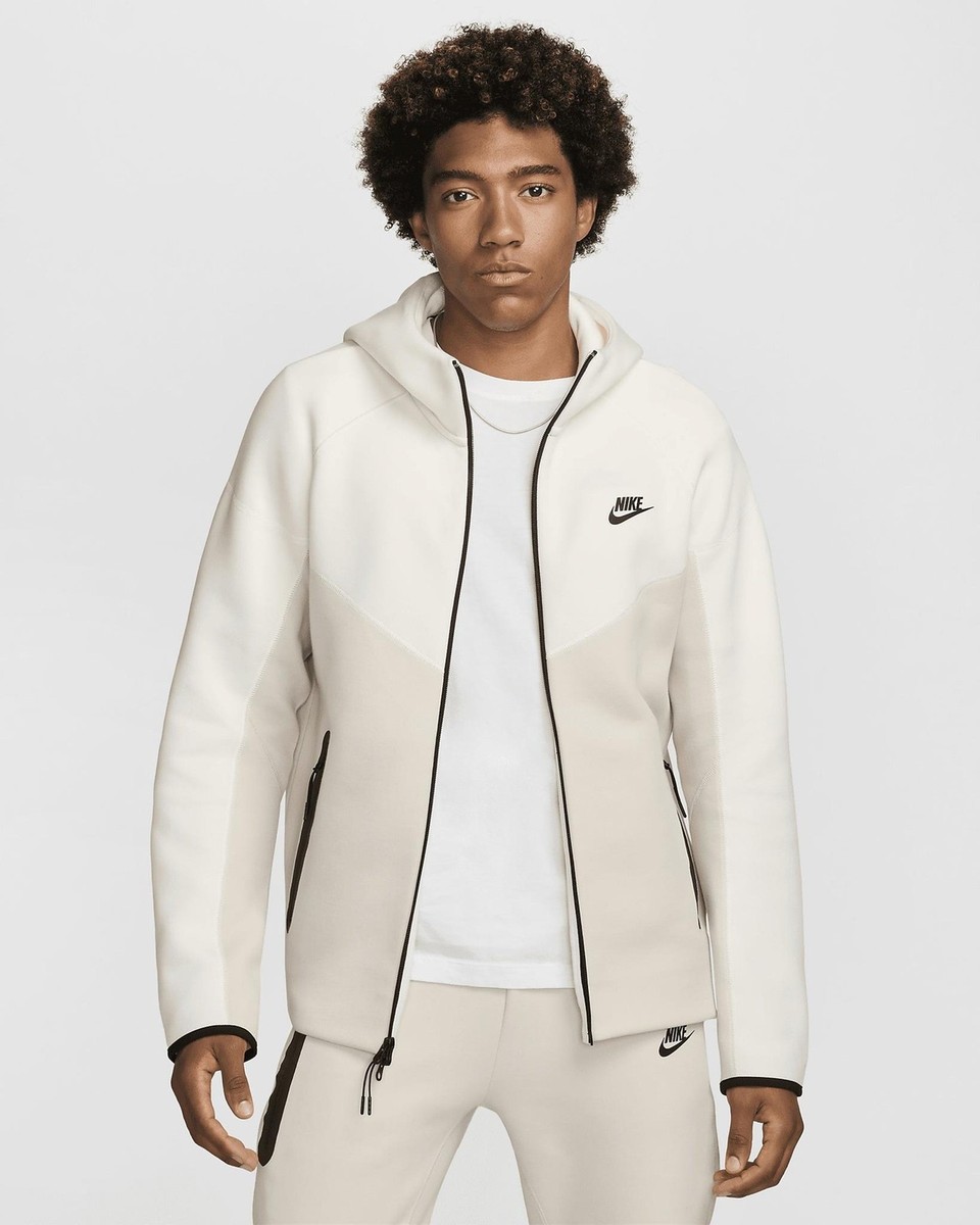 FB7921-104] MENS NIKE FULL-ZIP SPORTSWEAR TECH FLEECE HOODIE | eBay