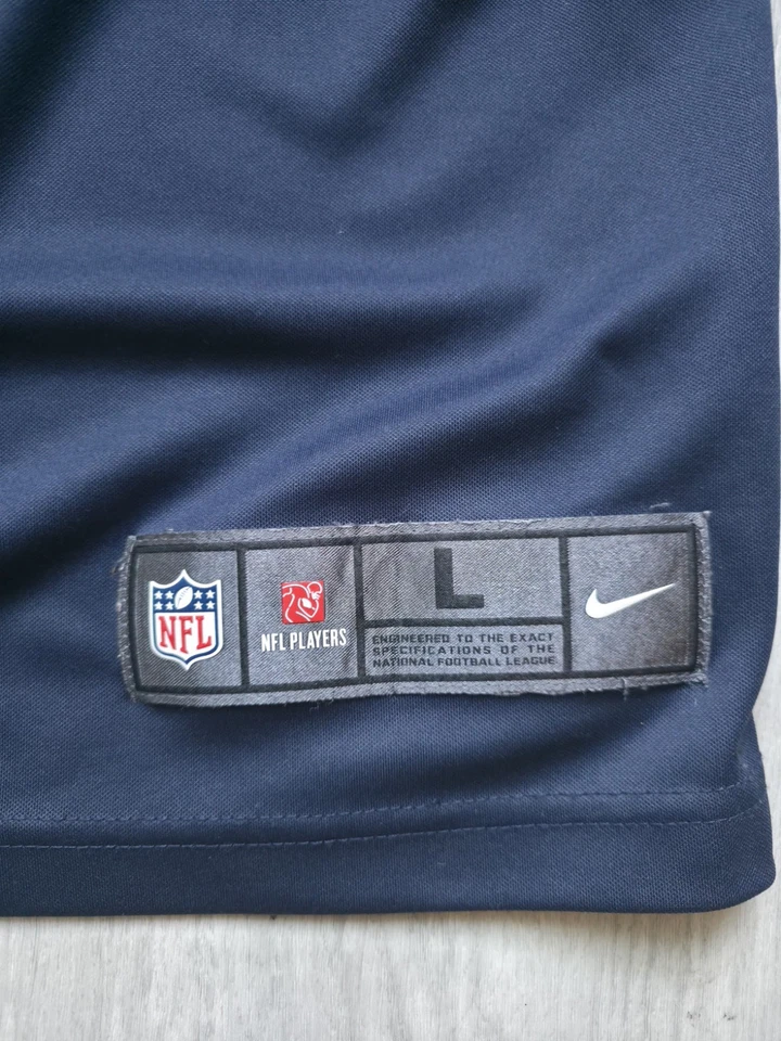 Chicago Bears Justin Fields 男式球衣 L 码海军蓝 #1 现场耐克 NFL — 第 4/4 张图片