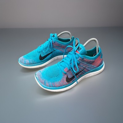 Nike Free Flyknit 4.0 Sneaker UK 5,5 EU39 Laufschuhe Streetwear Blau Gym