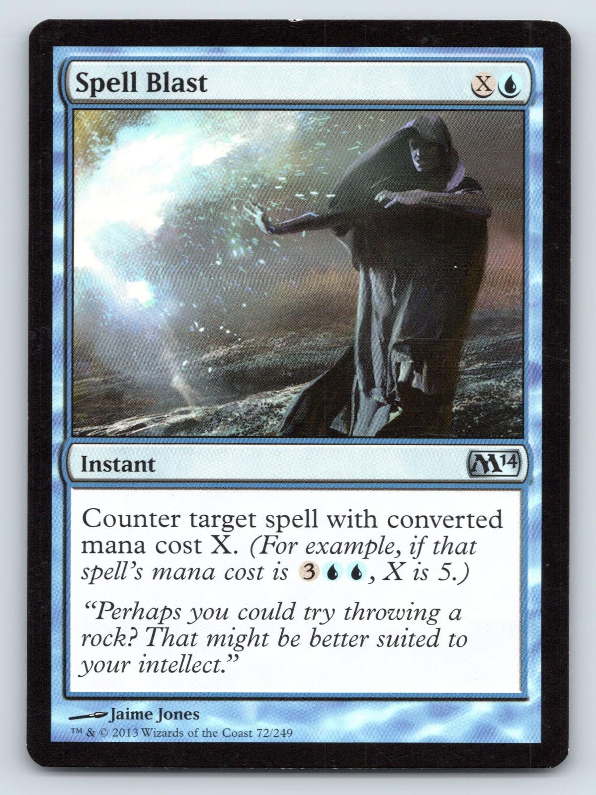 Spell Blast 72 Uncommon Magic 2014 (M14) Magic: The Gathering Lightly Played