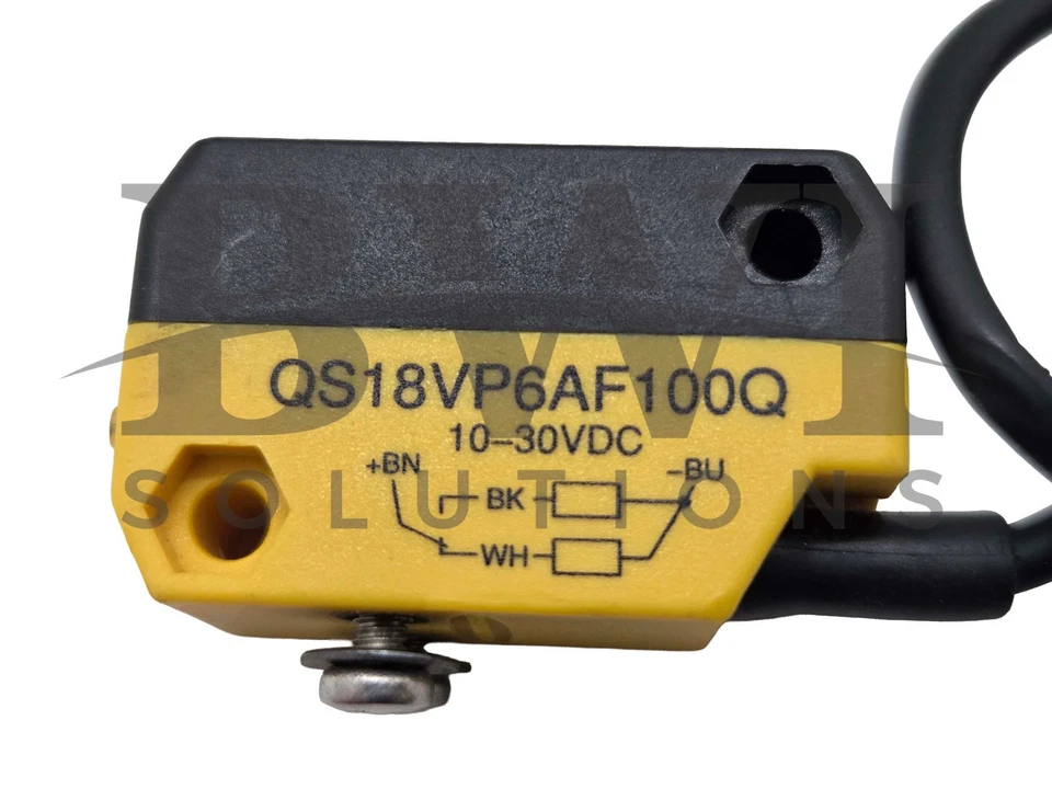 Banner QS18VP6AF100Q Sensor Fotoeléctrico 10-30VDC Conector 4Pin 65503 Lote de 4 Foto 2 de 4