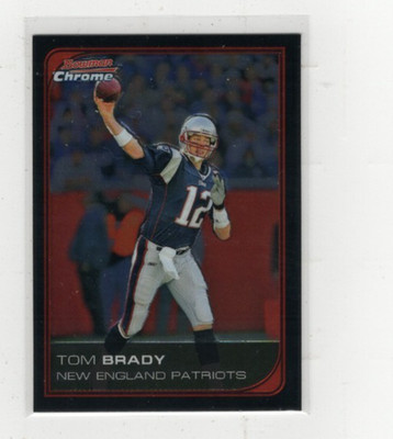 2006 Tom Brady Bowman Chrome #166 Free Shipping (J1553)