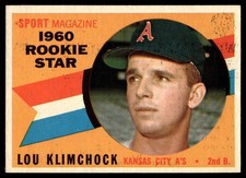 1960 Topps #137 Lou Klimchock