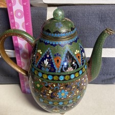 景泰蓝古董日本茶壶| eBay