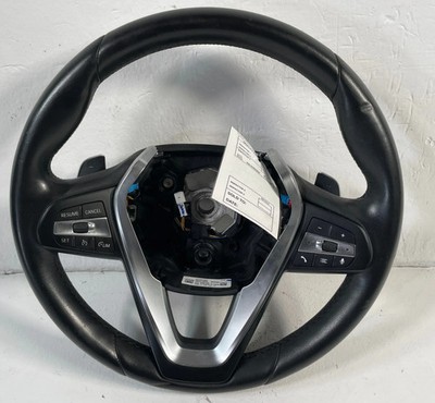 2021-2024 BMW G20 330I STEERING WHEEL W/ MULTIFUNCTION SWITCHES BLACK # 106347
