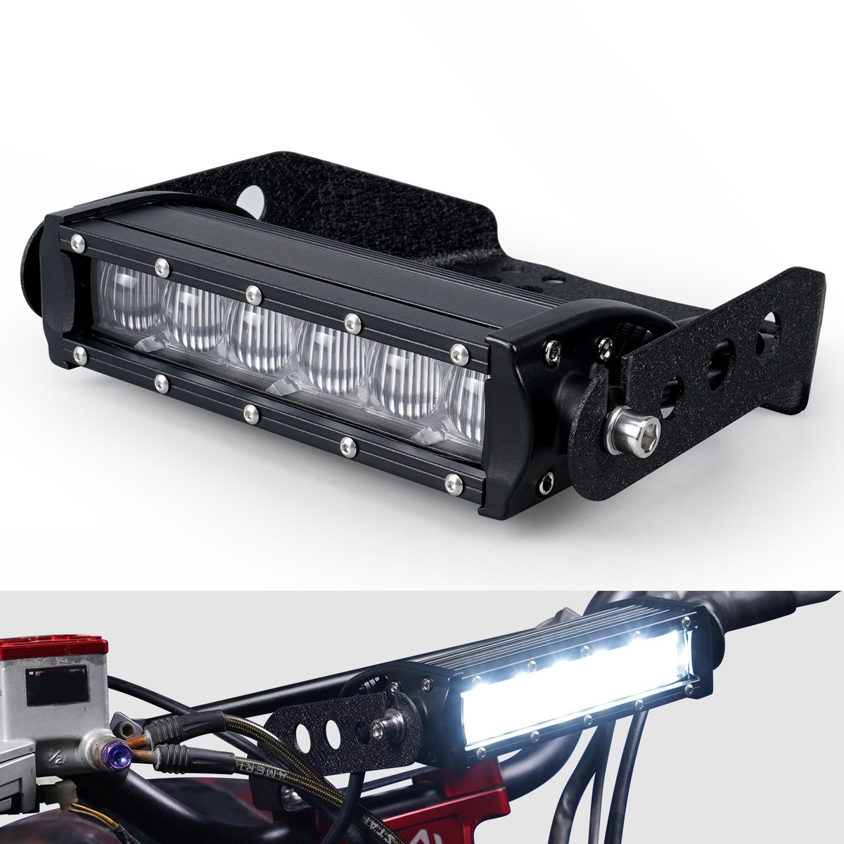 Front LED Headlight Light Bar 60W For Honda TRX 450R 250X 300EX