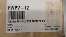 Outback Power Systems Flexware FWPV-12 8 Fuse 12 Breaker PV Combiner Box