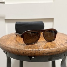 $400 Lowercase NYC Sunglasses Hustler Sun Brown Espresso 53/19/150 New York City