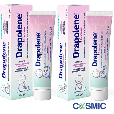2 X Drapolene Antiseptic Cream for Effective Relief 100g