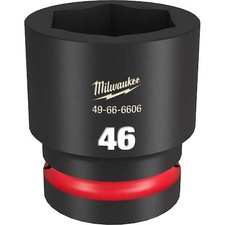 Milwaukee Tool 49-66-6606 46Mm Shockwave Impact Duty 1 In. Drive Standard 6